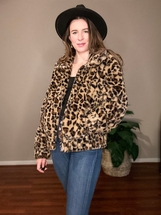 The Leopard Bomber Jacket