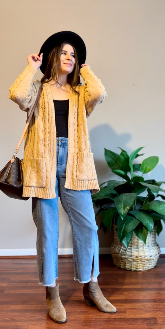 The Cozy Cardigan - Butterscotch