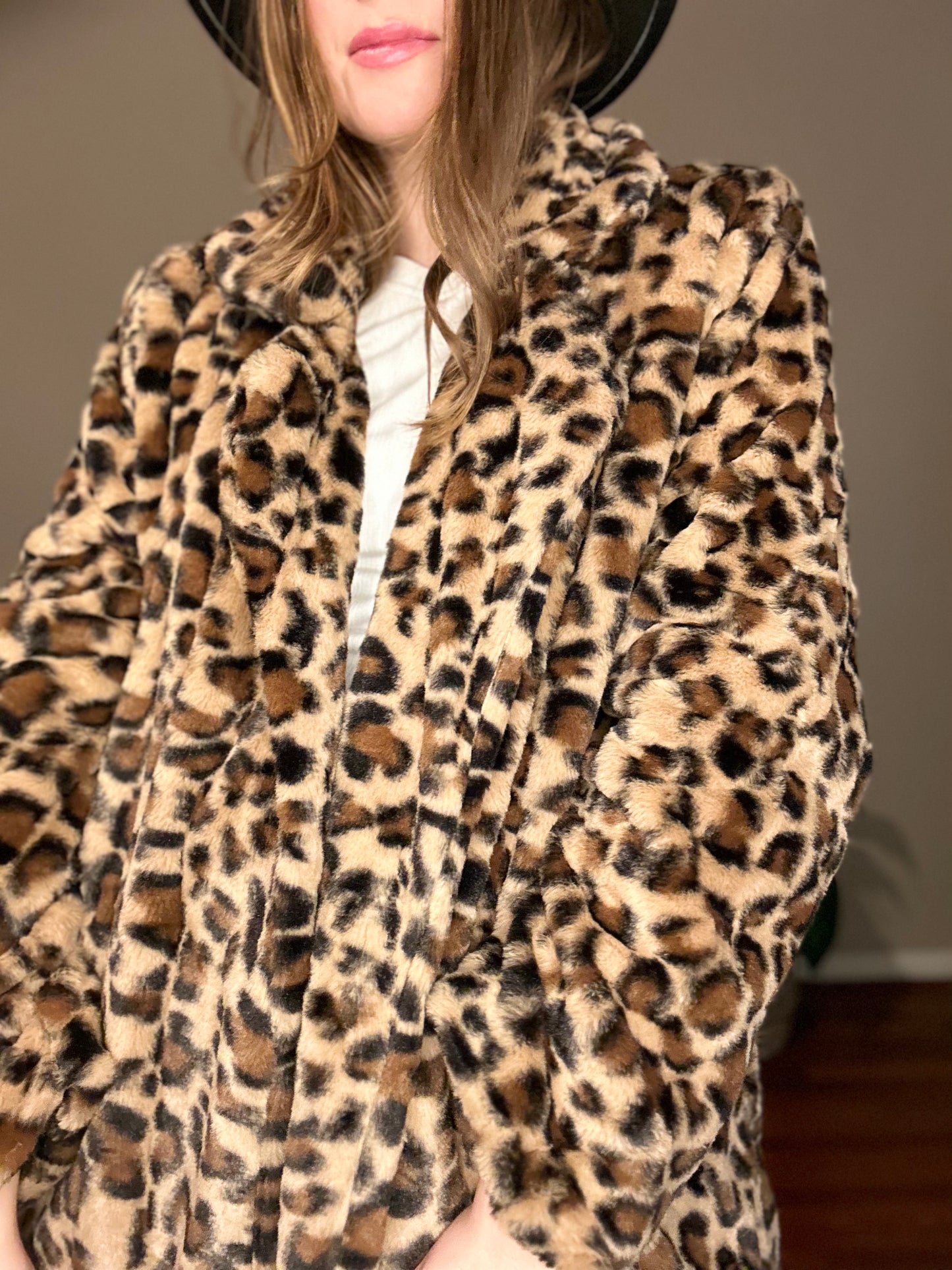 The Lily Leopard Coat