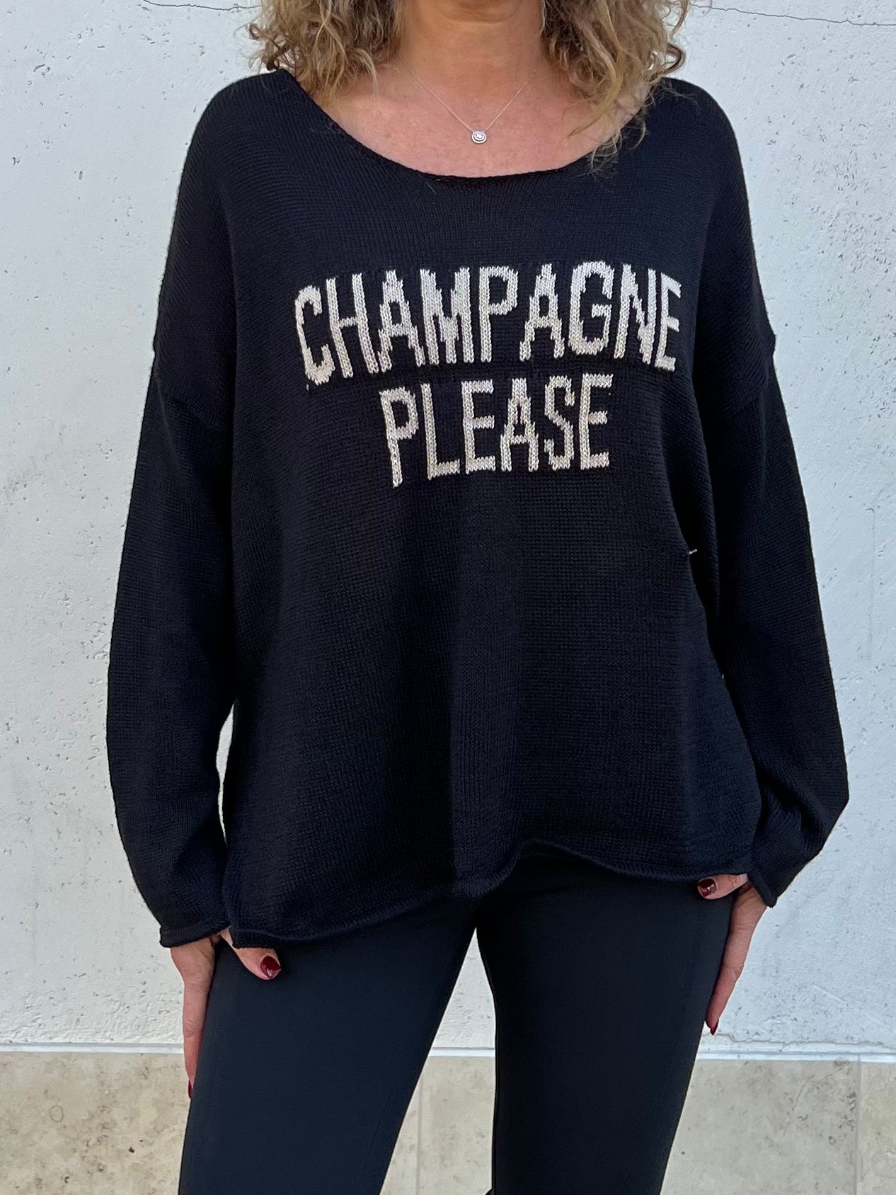 The Champagne Please Sweater