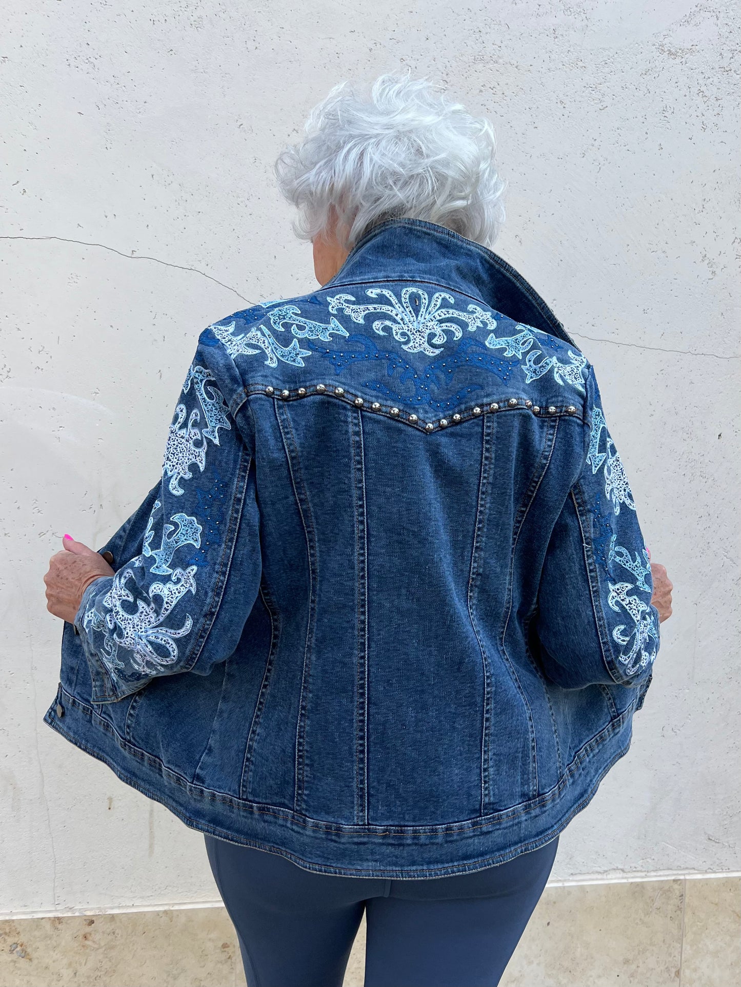 The Embroidered Denim Jacket