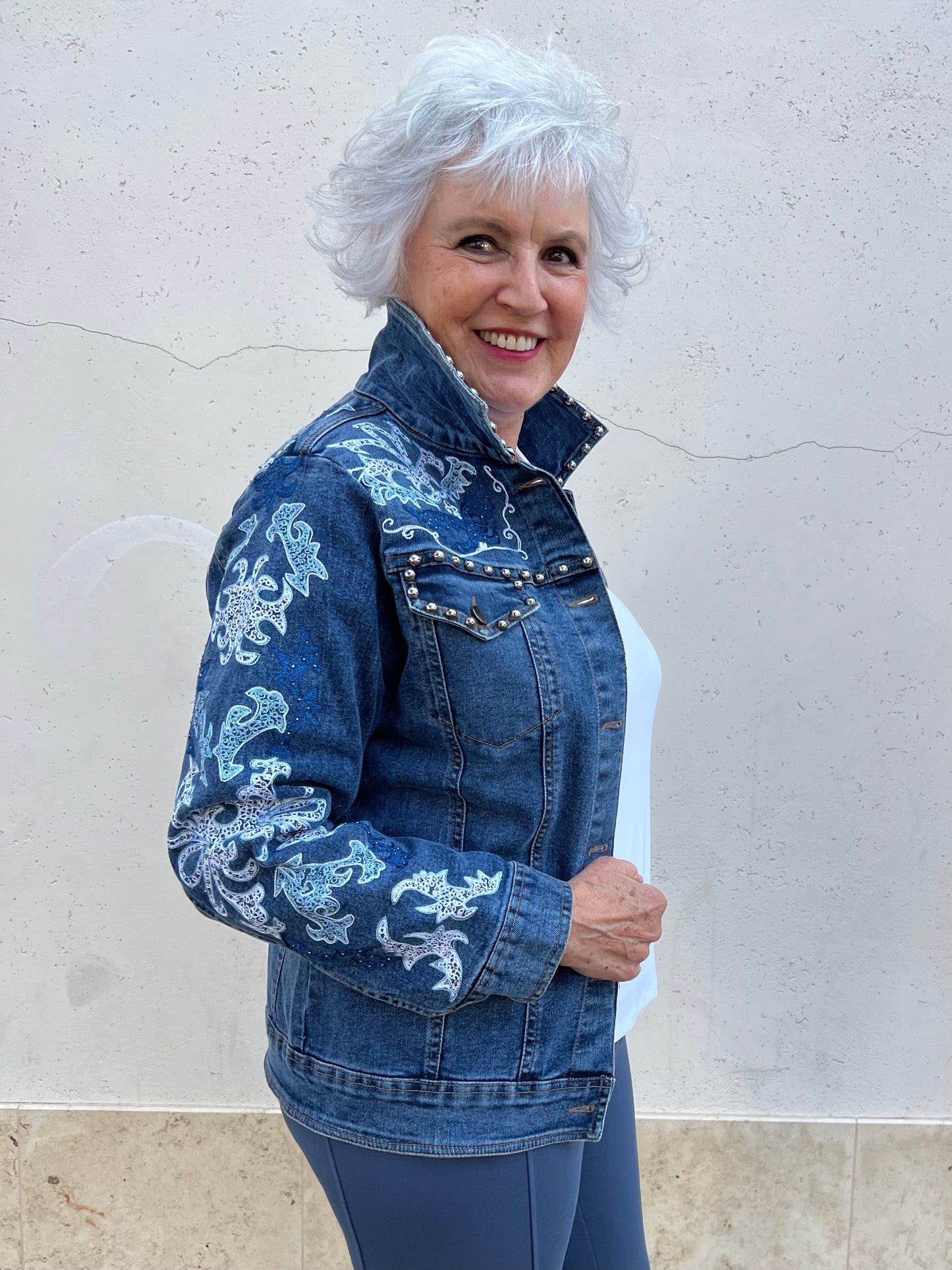 The Embroidered Denim Jacket