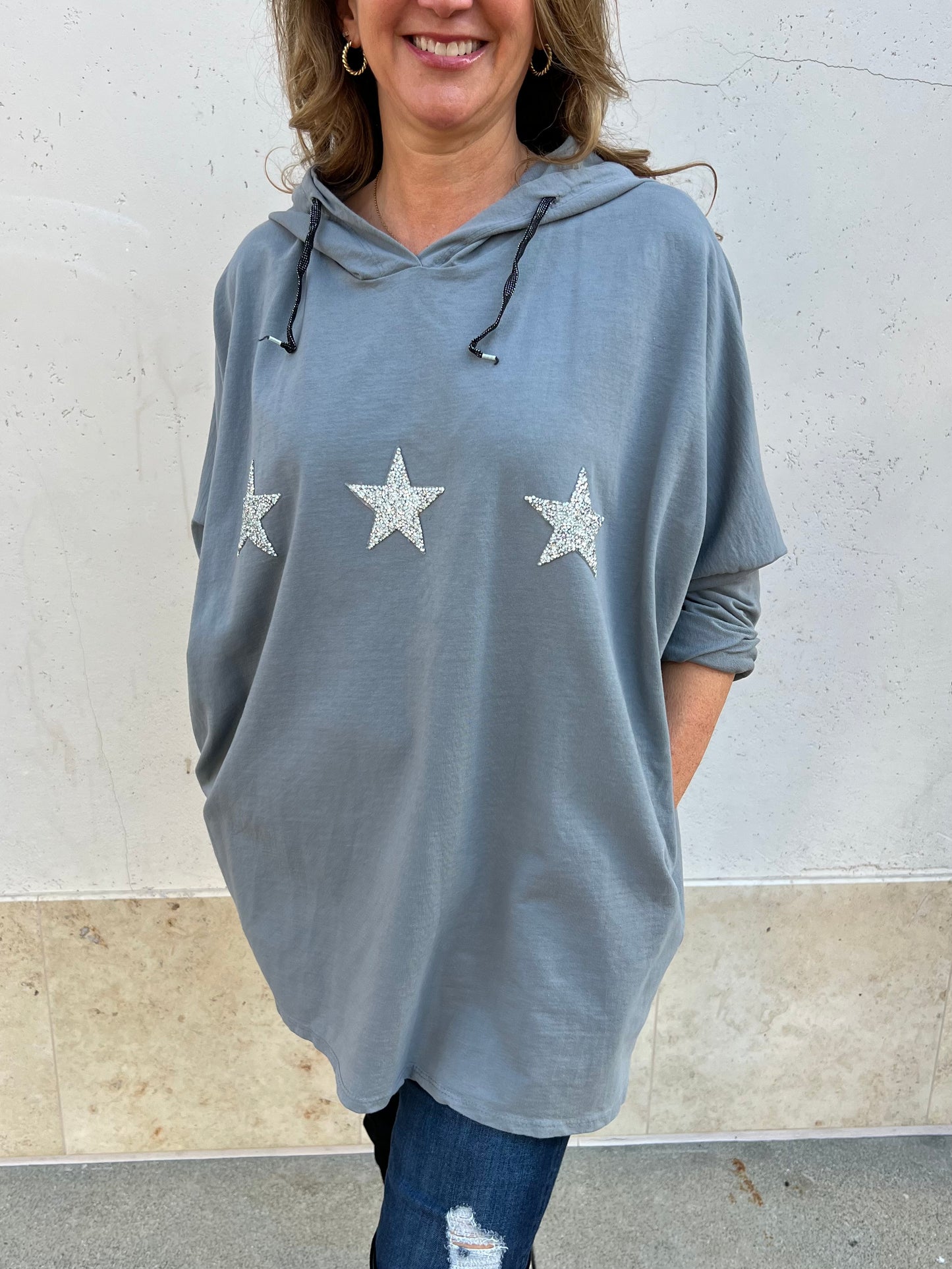 The 3 Star Italian Oversized Sweatshirt