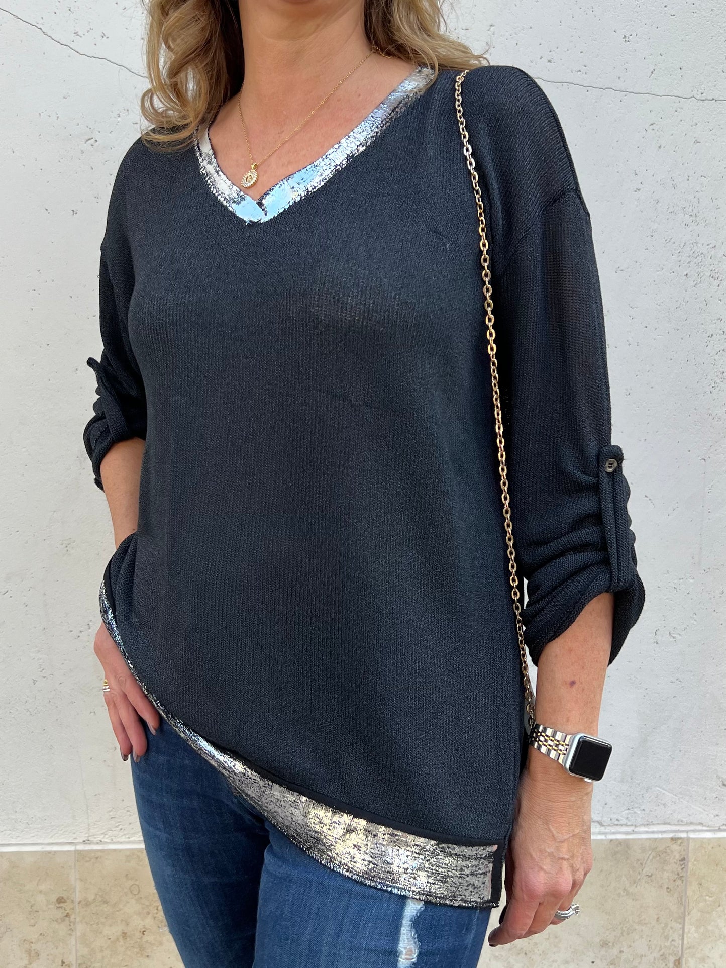 The Silver Leaf Italian Sweater