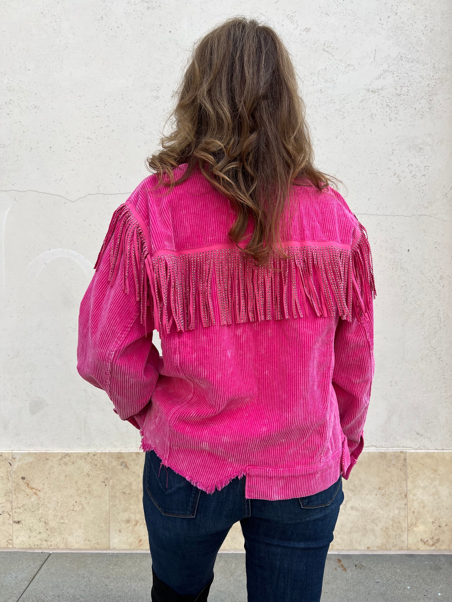 The Teddy Bear Fringe Jacket