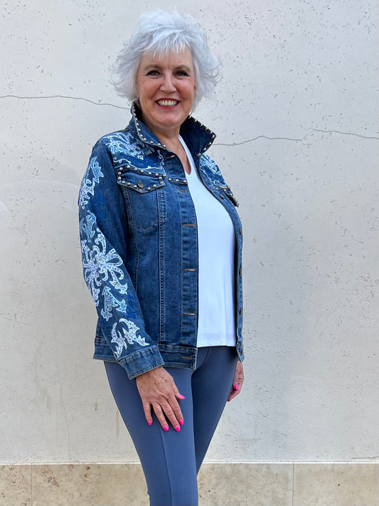 The Embroidered Denim Jacket