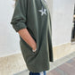 The 3 Star Italian Oversized Sweatshirt