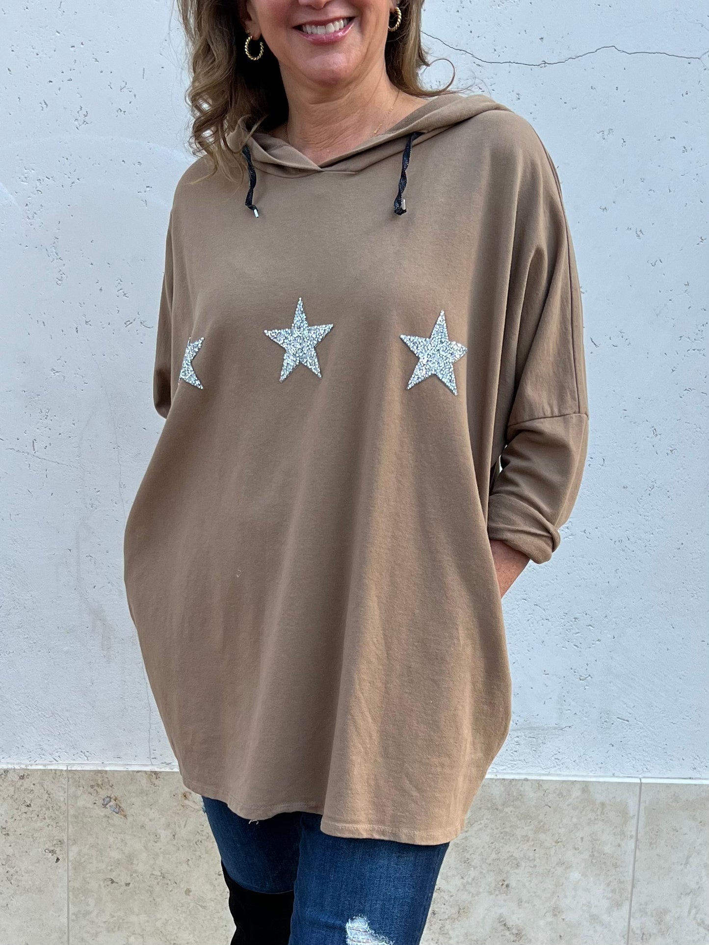 The 3 Star Italian Oversized Sweatshirt